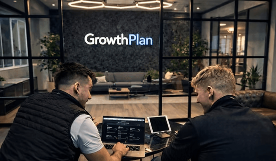GrowthPlan team working together